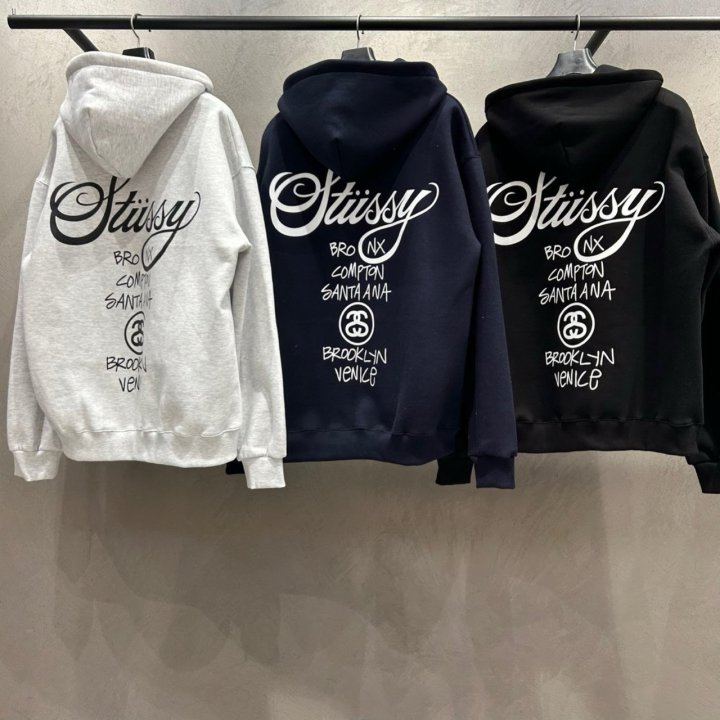 STUSSY 스투시 월드투어 후드집업