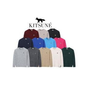 MAISON KITSUNE 메종키츠네 폭스 클래식 울 니트