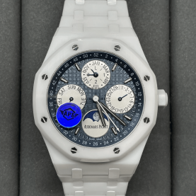 AUDEMARS PIGUET  오데마피게 로얄오크 퍼페츄얼 캘린더 26579 화이트 세라믹