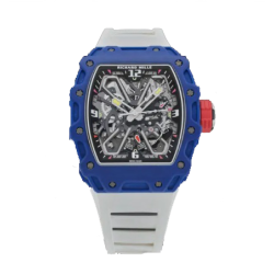 RICHARD MILLE 리차드밀 라파엘 나달 블루 화이트 러버밴드 RM35-01