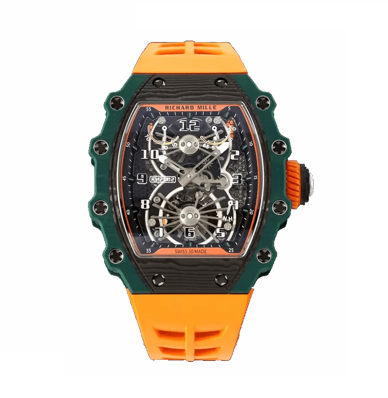 RICHARD MILLE 리차드밀 밀레 뚜르비옹 블랙 러버밴드 RM21-02 (3color)