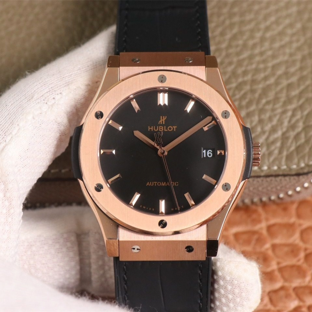 HUBLOT 위블로 클래식퓨전 로즈골드 블랙다이얼 511.OX.1181.LR