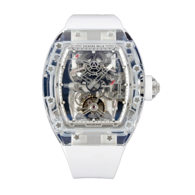 RICHARD MILLE 리차드밀 투명 사파이어 케이스 러버밴드 RM56-01 (2color)