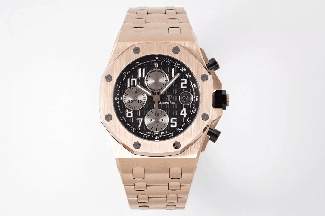 AUDEMARS PIGUET  오데마피게 로얄오크 오프쇼어 금통 블랙 다이얼 26470