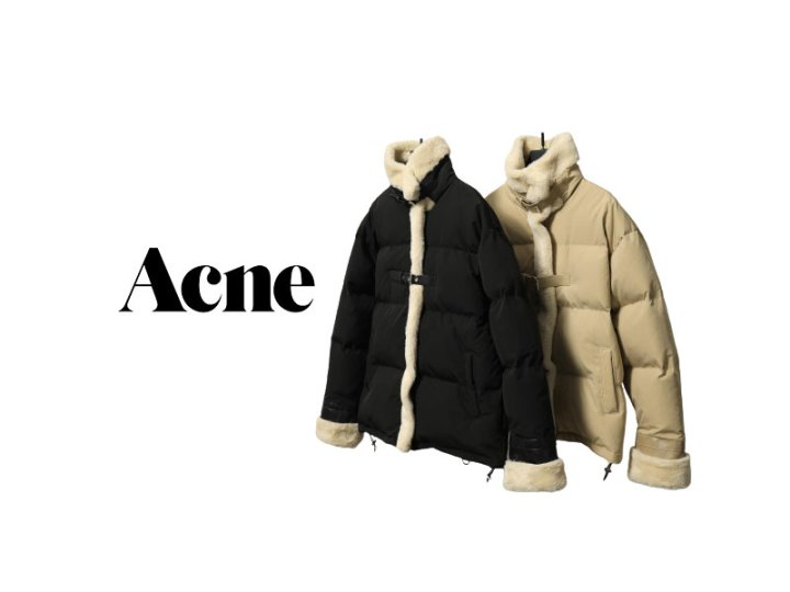 ACNE STUDIOS 아크네스튜디오 하이넥 패딩 무스탕