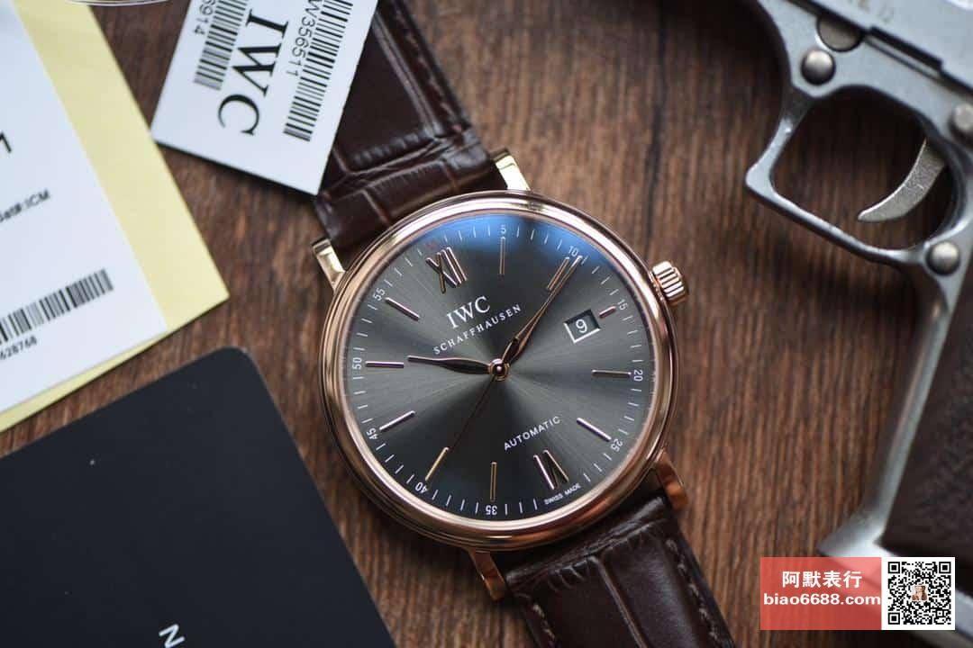 IWC 아이더블유씨 포르토피노 로즈골드 블랙다이얼