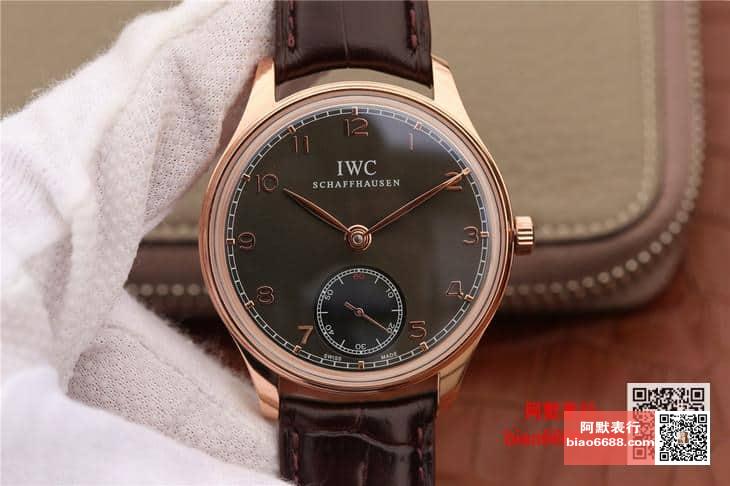 IWC 아이더블유씨 포르투기저 핸드운드 로즈골드 블랙다이얼