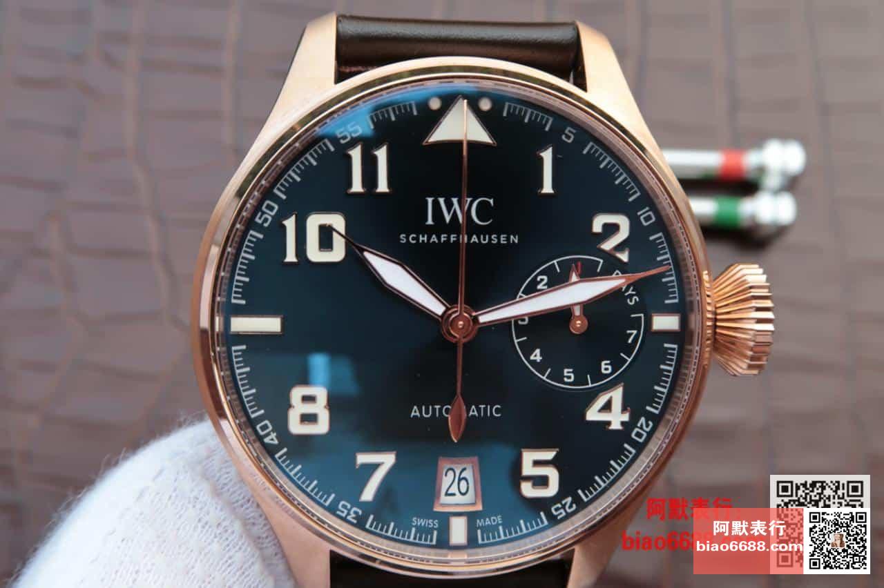 IWC 아이더블유씨 빅 파일럿 어린왕자 에디션 로즈골드 블루다이얼