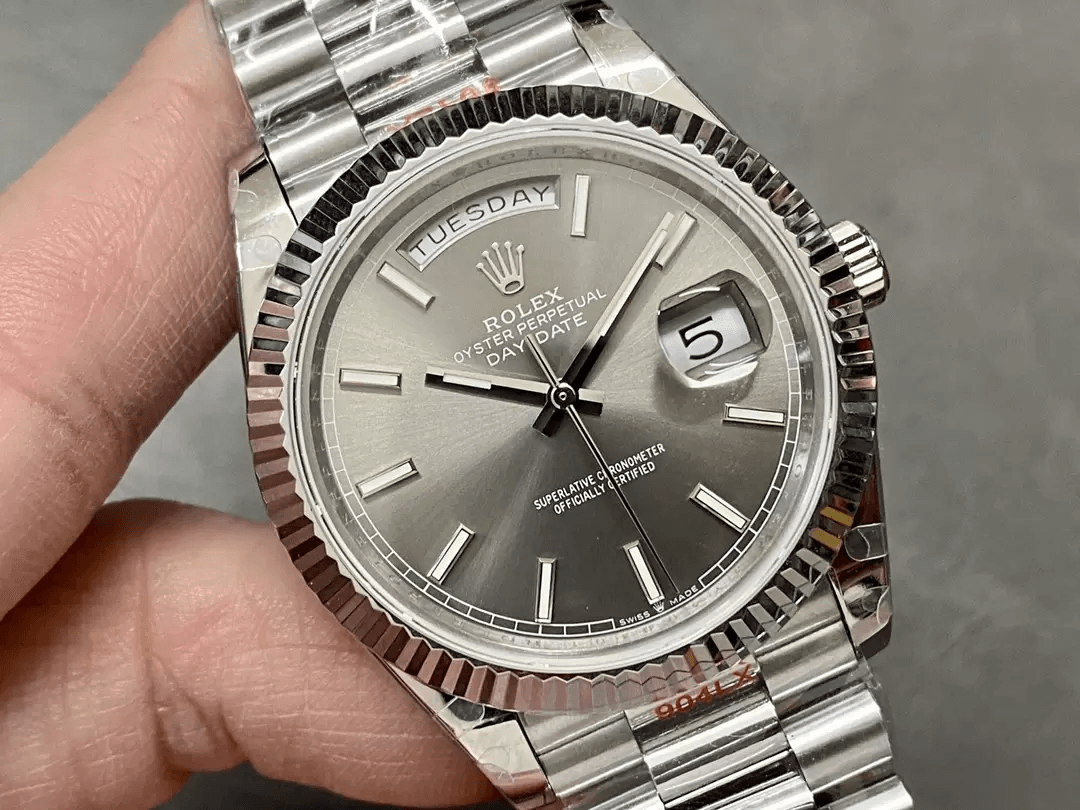 ROLEX 로렉스 데이데이트 그레이 다이얼 텅스텐 40mm V3 버전