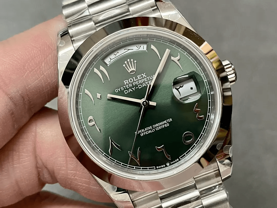 ROLEX 로렉스 데이데이트 아랍 그린 다이얼 40mm