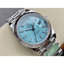 ROLEX 로렉스 데이데이트 터콰 인덱스 다이얼 화이트 골드 40mm