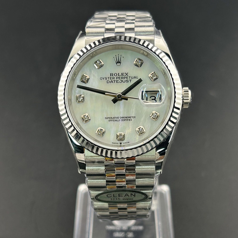 ROLEX 로렉스 데이저스트 자개 다이얼 10P 36mm 122334