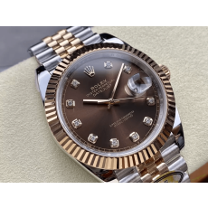 ROLEX 로렉스 데이저스트 브라운 10P 다이얼 쥬빌레 41mm