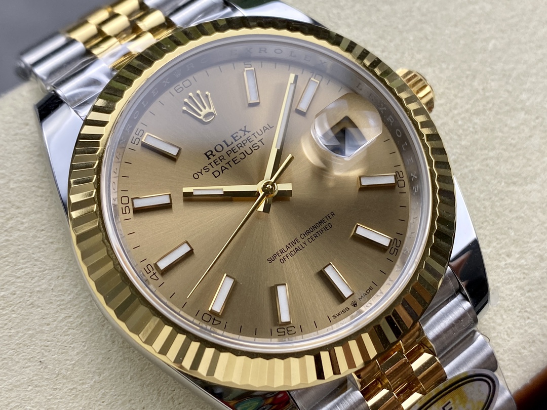 ROLEX 로렉스 데이저스트 샴폐인 다이얼 콤비 쥬빌레 41mm