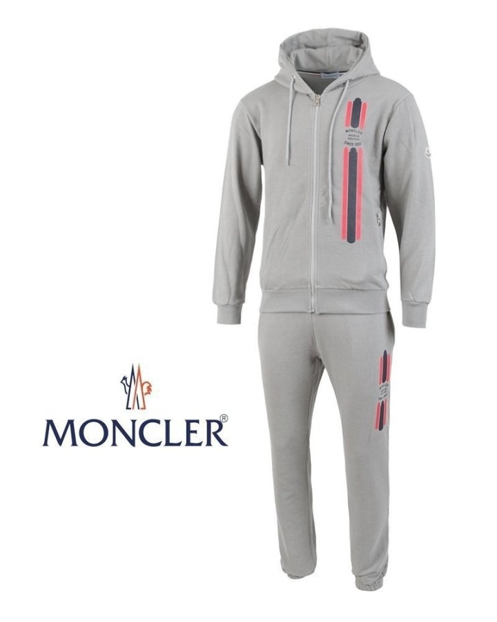 MONCLER 몽클레어 피그먼트 삼선 나염 후드집업 셋트