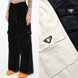 PRADA 프라다 코듀로이 카고팬츠