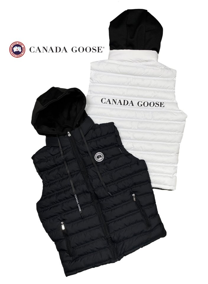 CANADA GOOSE 캐나다구스 심리스 발열 후드탈부착 패딩 베스트