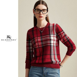 BURBERRY 버버리 빅체크 여성니트