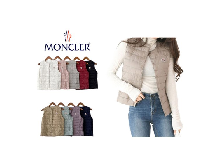 MONCLER 몽클레어 베이직 덕다운 패딩조끼