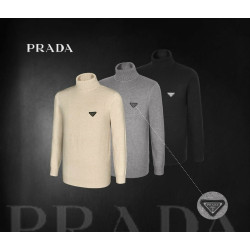 PRADA 프라다 트라이앵글 터틀넥 스웨터