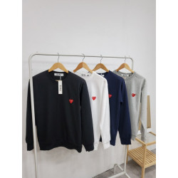 ●2월 판매 7위● COMME DES GARCONS 꼼데가르송 레드와펜 기모 맨투맨