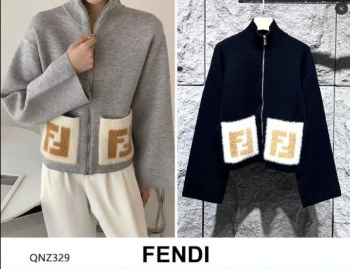 FENDI 펜디 여성 울 자켓 집업