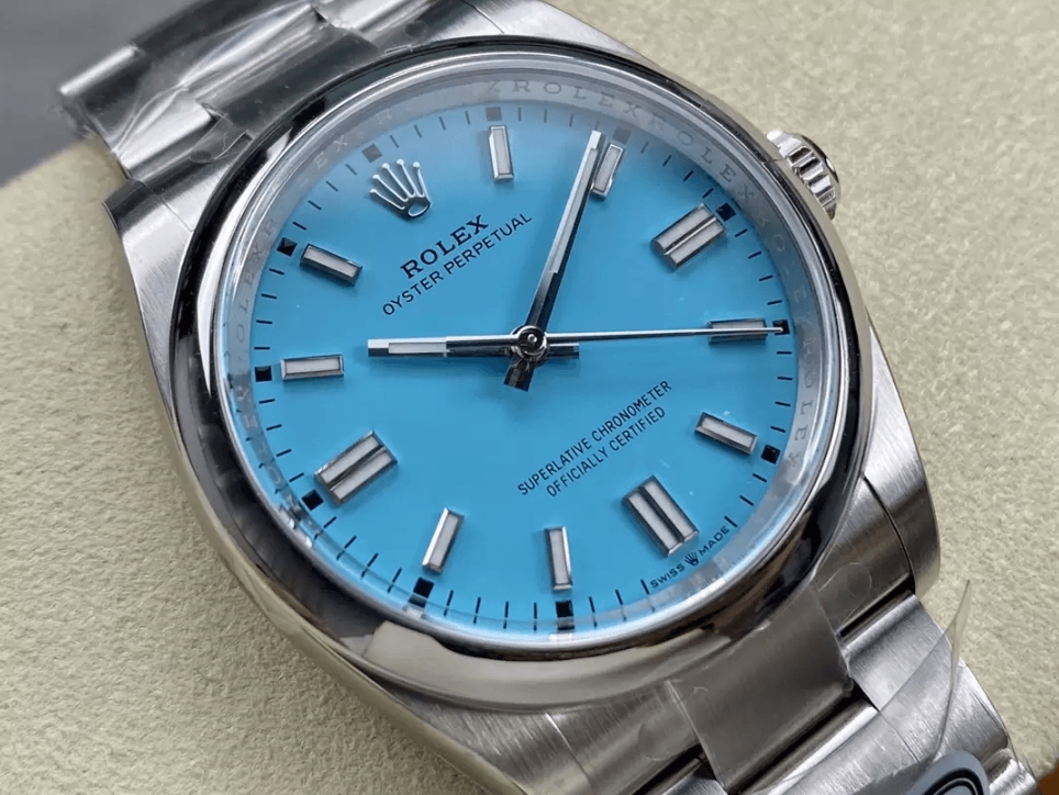 ROLEX 로렉스 오이스터퍼페츄얼 터콰이즈 다이얼 36mm 126000