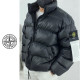 STONE ISLAND 스톤아일랜드 가먼트 레더 패딩 자켓