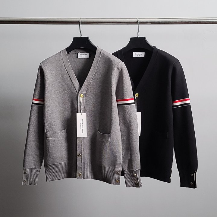 THOM BROWNE 톰브라운 암밴드 골드바클 가디건