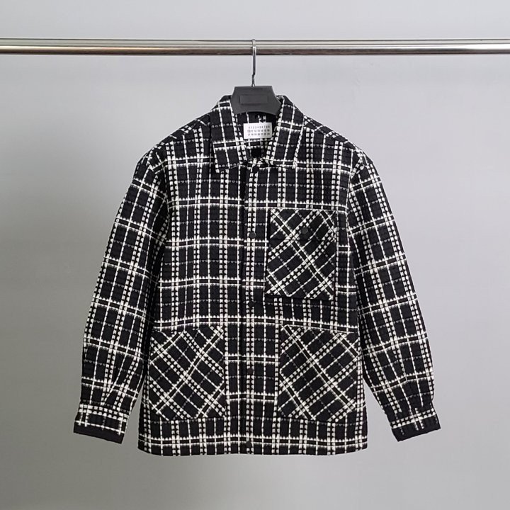 MAISON MARGIELA 메종마르지엘라 체크 셔츠 자켓