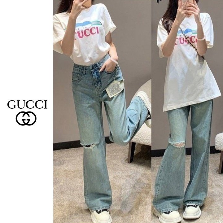 GUCCI 구찌 카툰아이즈 반팔티