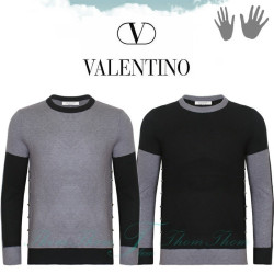 VALENTINO 발렌티노 배색 락스터드