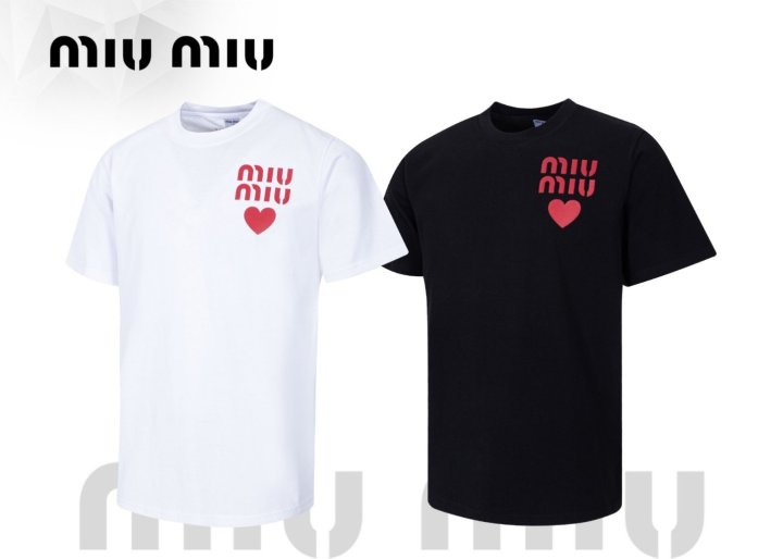 MIUMIU 미우미우 레드마크 CP 30 수 반팔 