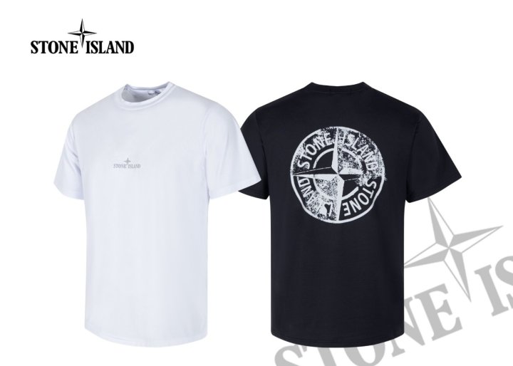 STONE ISLAND 스톤아일랜드 프린트 실리콘 반팔