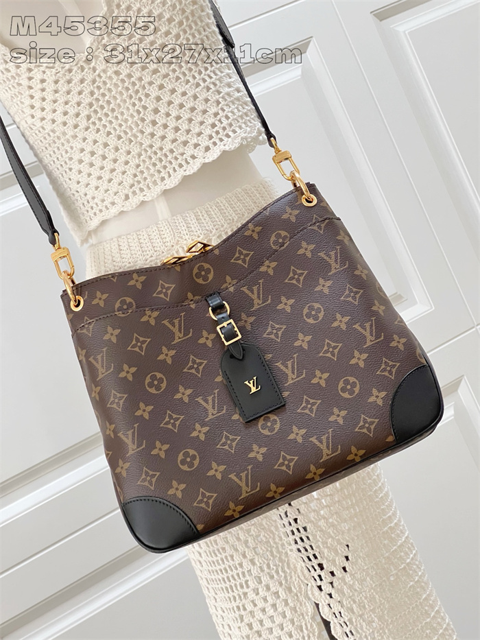 LOUIS VUITTON 루이비통 오데온 모노그램 캔바스 숄더백 PM M45355