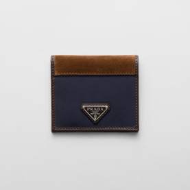 PRADA 프라다 리나일론 앤 레더 월렛 2MO004