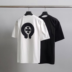 CHROME HEARTS 크롬하츠 레더말굽 오버핏 반팔티