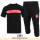 BALENCIAGA 발렌시아가 서큐리티 테이프 프린팅 반팔 & 7부 셋트