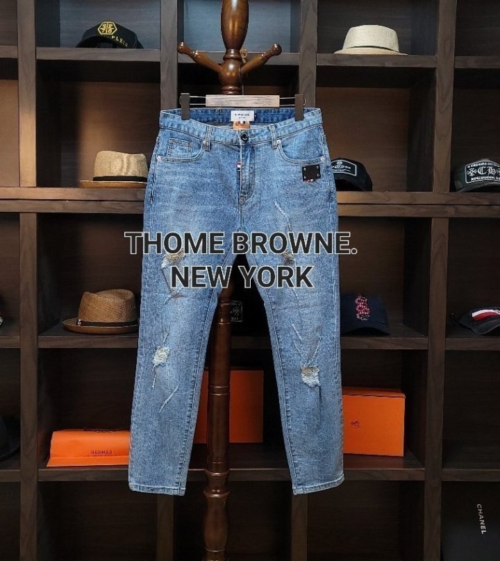 THOM BROWNE 톰브라운 리미티드 라벨 뉴 가죽패치라인