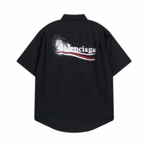 BALENCIAGA 발렌시아가 폴리티컬 스텐실 반팔 셔츠
