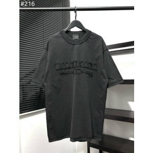 BALENCIAGA 발렌시아가 아플리케 자수 워싱 티셔츠