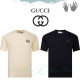 GUCCI 구찌 로고자수 반팔티