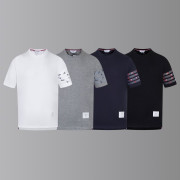 THOM BROWNE 톰브라운 플라워 사선완장 반팔