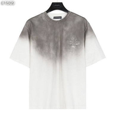 CHROME HEARTS 크롬하츠 데미지 워싱 반팔티셔츠