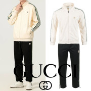 GUCCI 구찌 스트라이프 스틸로고 집업 셋업