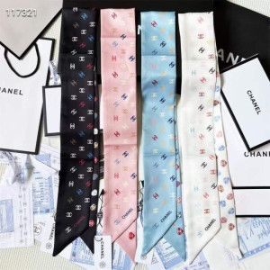 CHANEL 샤넬 컬러 실크 방도