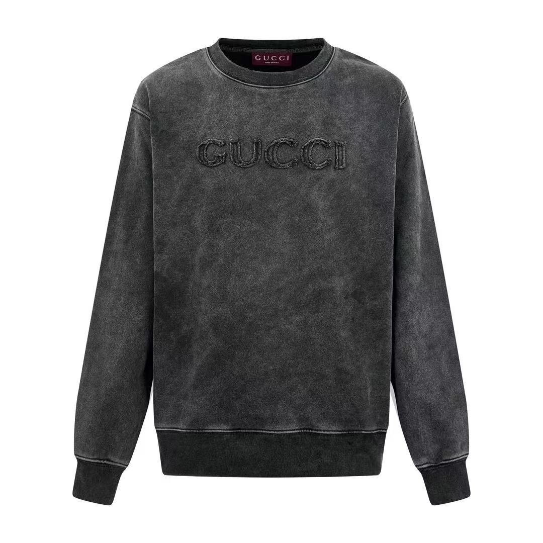 GUCCI 구찌 피그먼트 로고 맨투맨