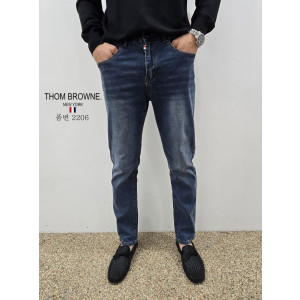 THOM BROWNE 톰브라운 스판 슬림 청바지