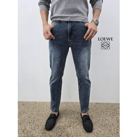 LOEWE 로에베 스판 일자 청바지