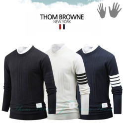 THOM BROWNE 톰브라운 캐시미어 골지 니트